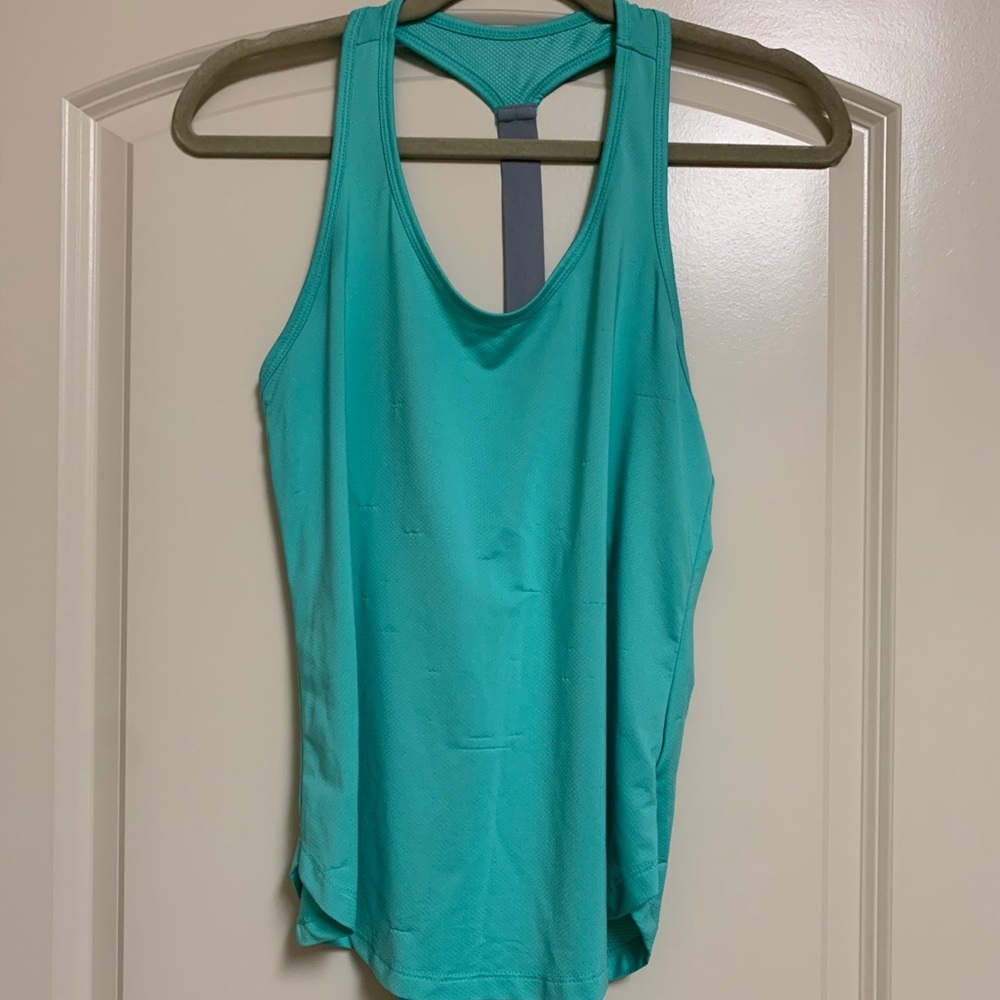 Turquoise Workout Tank Top